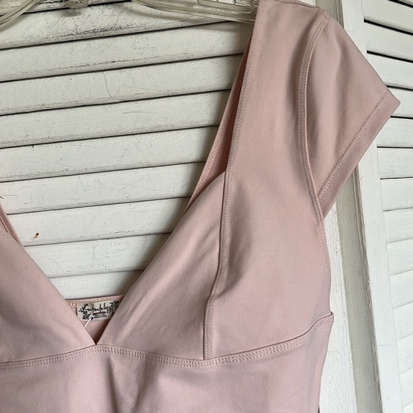 Free People Duo Corset Cami in Light Pink 'Rosie" - Picture 7 of 12